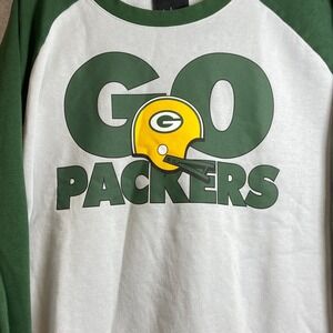 Nike Green Bay Packers Sweatshirt Mens‎ 3XL Green Crewneck Logo NFL Crewneck